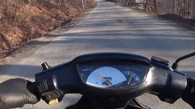 Honda DIO 27, осмотр продажа Владивосток. смотреть онлайн