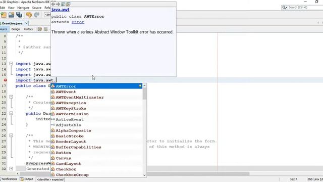 Draw Line in Java | Graphics2D | Line2D смотреть онлайн