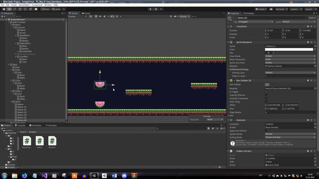 Unity - How To - Make - Platformer - 18 - Collectibles placement смотреть онлайн