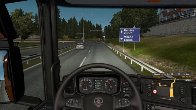 Быстрое переключение с механики на АКПП в EURO TRUCK SIMULATOR 2 смотреть онлайн