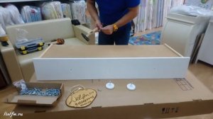 2. Сборка кровати с поперечным маятником Лель- АБ 21 Лаванда - Сборка ящика