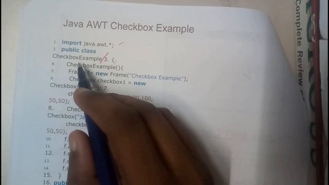 9 java AWT checkbox смотреть онлайн