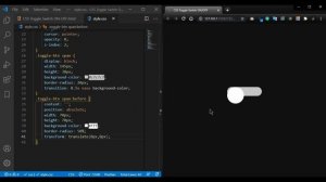 CSS Toggle Switch ON/OFF Effect
