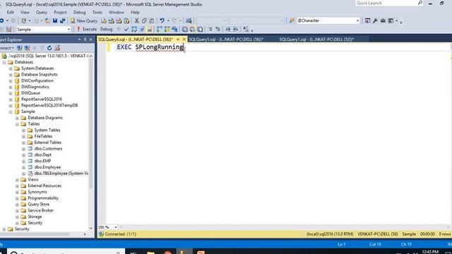 Long Running Queries in SQL Server | SQL 2016 blocking queries