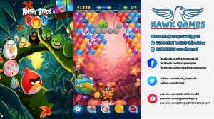 Angry Birds Stella POP Bubble Shooter Level 40 - Walkthrough, No Boosters