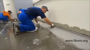 Устройство монолитного плинтуса