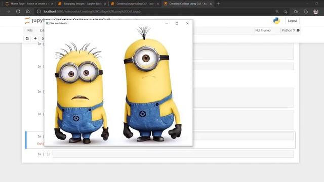 Creating, Cropping, Swapping Images using Python Code || Raktim Midya смотреть онлайн