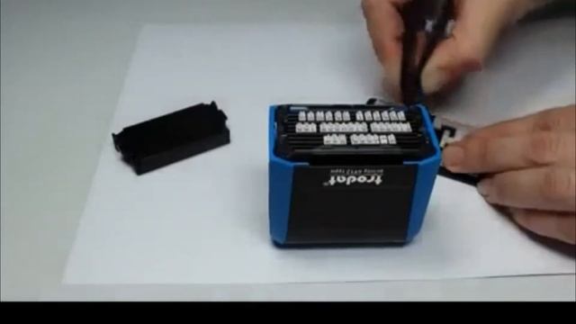 Самонаборные штампы  Инструкция по пользованию