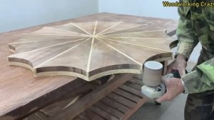 Video Tutorial To build A Table With Amazing Curves Will Make You Satisfied - Skillful woodworking