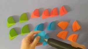 Multi-colored paper umbrella//////Разноцветный зонтик из бумаги