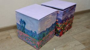 МК. Переделка из пакета в коробку. #220