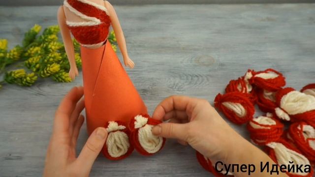 Удивительно красивое ПЛАТЬЕ для Куклы своими руками