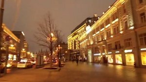 Москва. Тверская улица. 28.11.2020. Moscow. Tverskaya st.