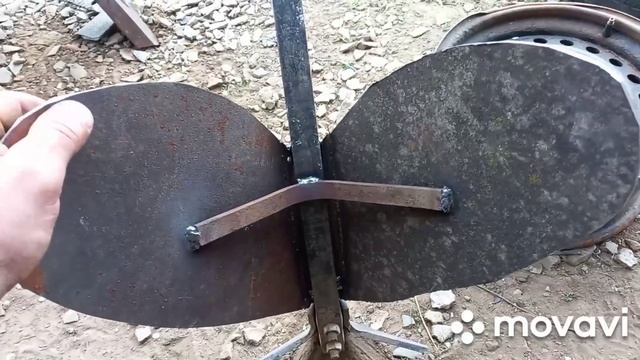 Самодельный окучник для самодельного трактора мини мтз... смотреть онлайн