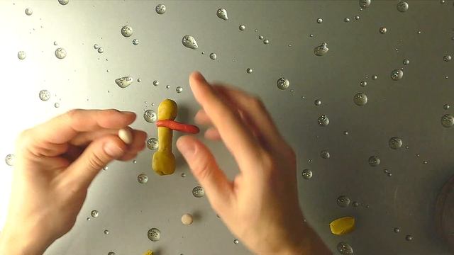 Как слепить утку Пато из мультфильма Покойо #лепкавидео #Покойо #лепимизпластилина