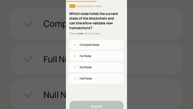 Which node holds the current state of the blockchain and can therefore validate new transactions?