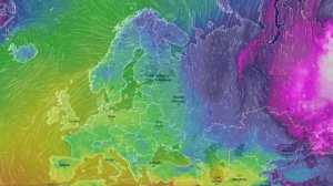 Движение воздушных масс воздуха над Европой и ЕТР за декабрь 2023 года