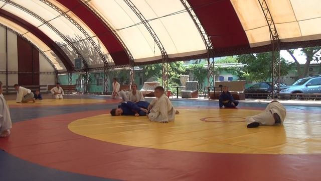 Утренняя тренировка. Сборы в  Каролино Бугаз. База Шурави  23 июля 2019.