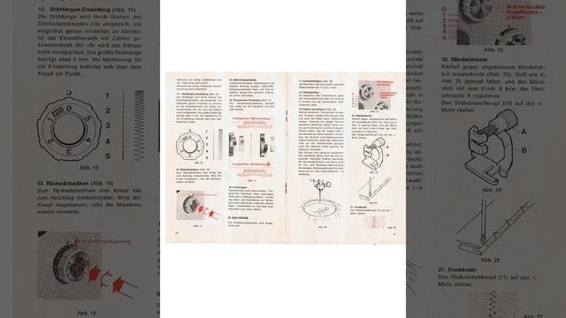 Manual Neckermann Brillant Automatik 867/934 Nähmaschine Sewing Machine Швейная машина Instruction