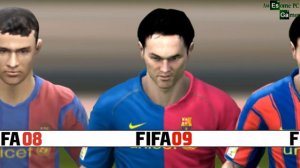 Iniesta from FIFA 04 to 13 | HD 1080p