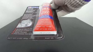 Герметик красный силиконовый высокотемпературный ABRO