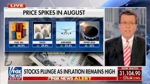 Fox News поиздевался над Баденом, прервав его выступление данными об инфляции