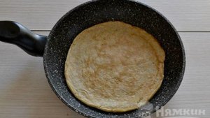 Овсяноблин с творогом и бананом