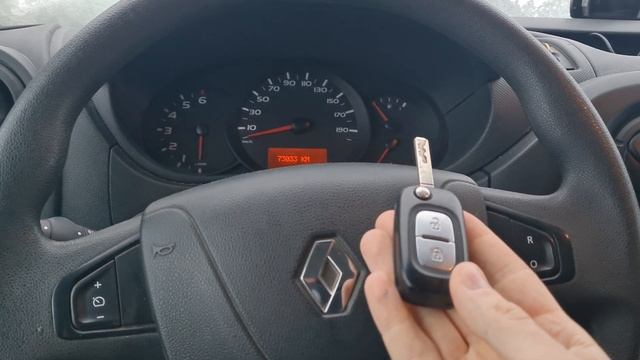 Чип Ключ Рено Мастер 2020 изготовление выкидного дубликата автоключа зажигания с кнопками