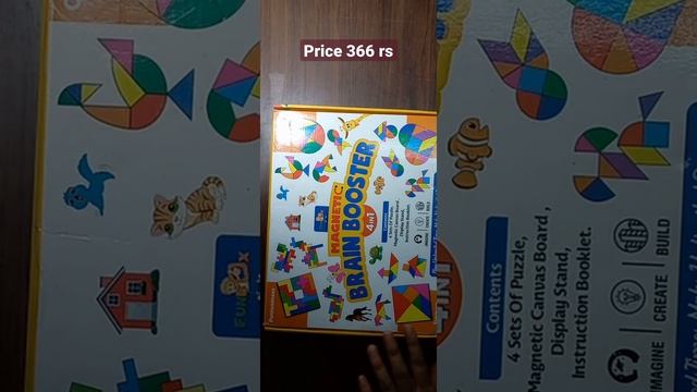 kids toys review / puzzle game magnetic brain booster 4 in 1 from amazon