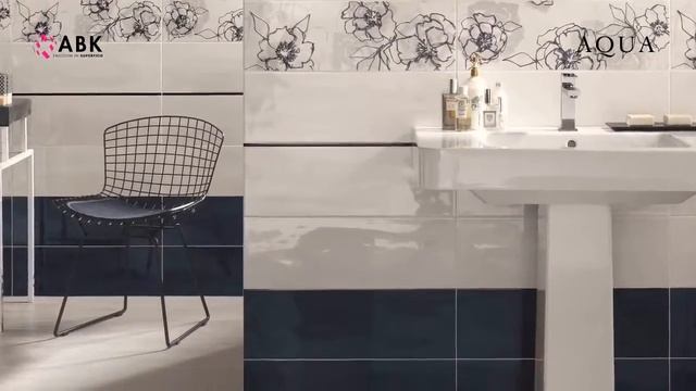 Итальянская керамическая плитка (кафель) для ванной ABK. Коллекция Aqua (www.santehimport.com)
