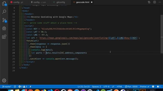 Reverse Geocoding with the Google Maps API смотреть онлайн