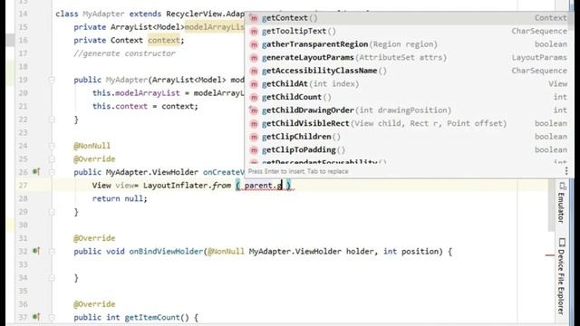 Android Studio | #2 PHP MySQL Load image in android RecyclerView | showing image in RecyclerView