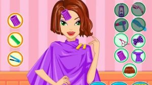 Бесплатные игры онлайн  Haircut Games Hair games Girl Games, делаем прическу, парикмахер, макияж, и