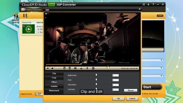 How to convert video to 3gp free with clonedvd free 3gp converter смотреть онлайн