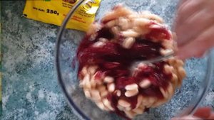 Свекольный салат с фасолью-Готовить еду быстро и вкусно