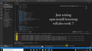 Angular 9 Tutorial - 4 - How to install packages using npm | How to integrate bootstrap