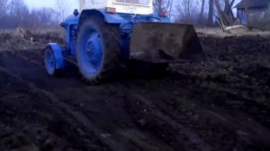Самодельный ковш на заднюю навеску ЮМЗ