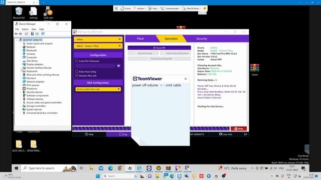 Infinix Smart 7 Plus Frp Bypass Android 12 || Infinix X6517 Frp Unlock || Tfm Tool Pro