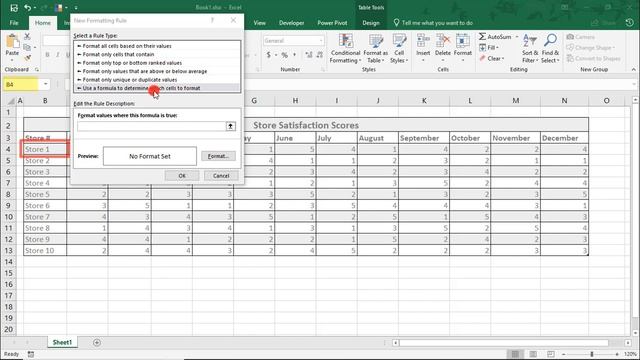 How to Create a New Conditional Format Rule in Excel - Tutorial