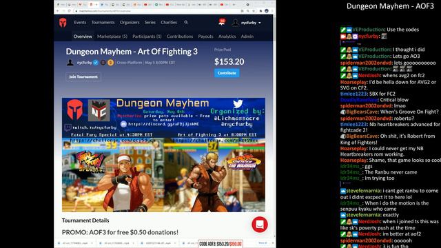 Art of Fighting 3 @ Dungeon Mayhem - Complete Tourney [4K/60fps] смотреть онлайн