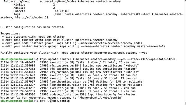 012 Demo Cluster setup on AWS using kops смотреть онлайн