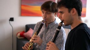 Polacca by Louis Spohr. Jose Franch-Ballester & Bernardino Assunçao, clarinets.