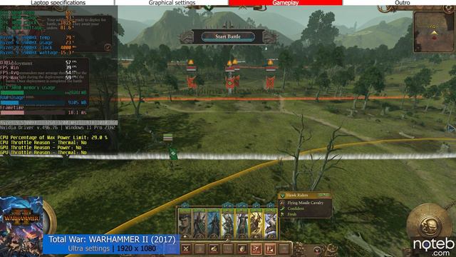 Acer Nitro 5 (2021) - Total War: WARHAMMER II Gameplay Test (Ryzen 9 5800HX, RTX 3080) смотреть онлайн