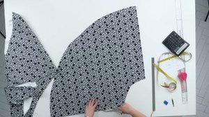 Выкройка юбки полусолнце. Часть 1. Как сделать простую выкройку юбки из хлопка за 5 минут?