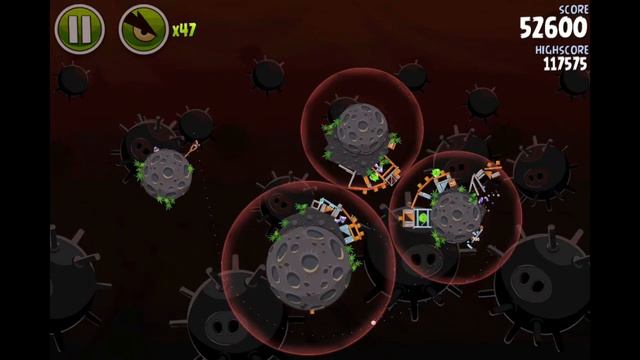 Angry Birds Space - Danger Zone level D-23 смотреть онлайн