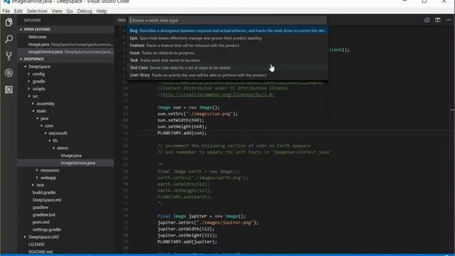 Walkthrough of the Team Services extension for Visual Studio Code смотреть онлайн