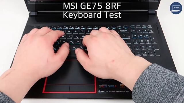 MSI GE75 Keyboard Test смотреть онлайн