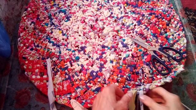 10 июня 2021г. Краткий МК окончания плетения коврика. смотреть онлайн