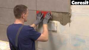 Применение эластичного клея для плитки Ceresit CM17