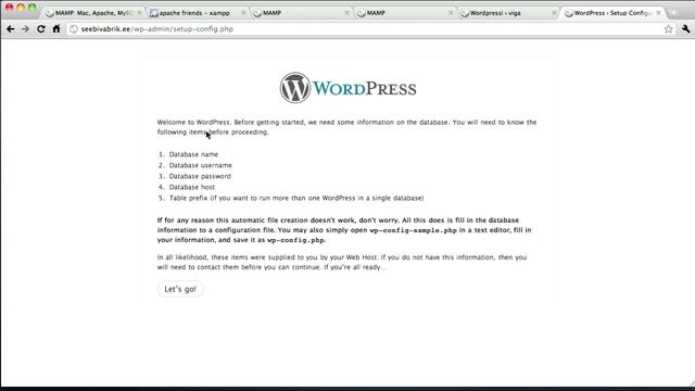 Wordpress: arendusekeskkond WAMP või MAMP peal смотреть онлайн